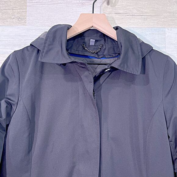 AMERICAN AIRLINES Midi Winter Coat Detachable Liner Black Thinsulate Womens 4 4R - Picture 2 of 9